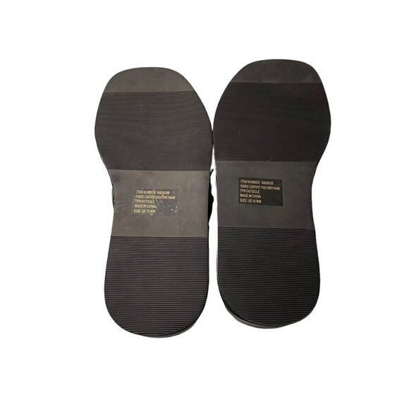 Torrid Womens NWT Vegan Leather Black Y2K 90s Chucky Padded Platform Sandals 9.5 - Picture 7 of 8